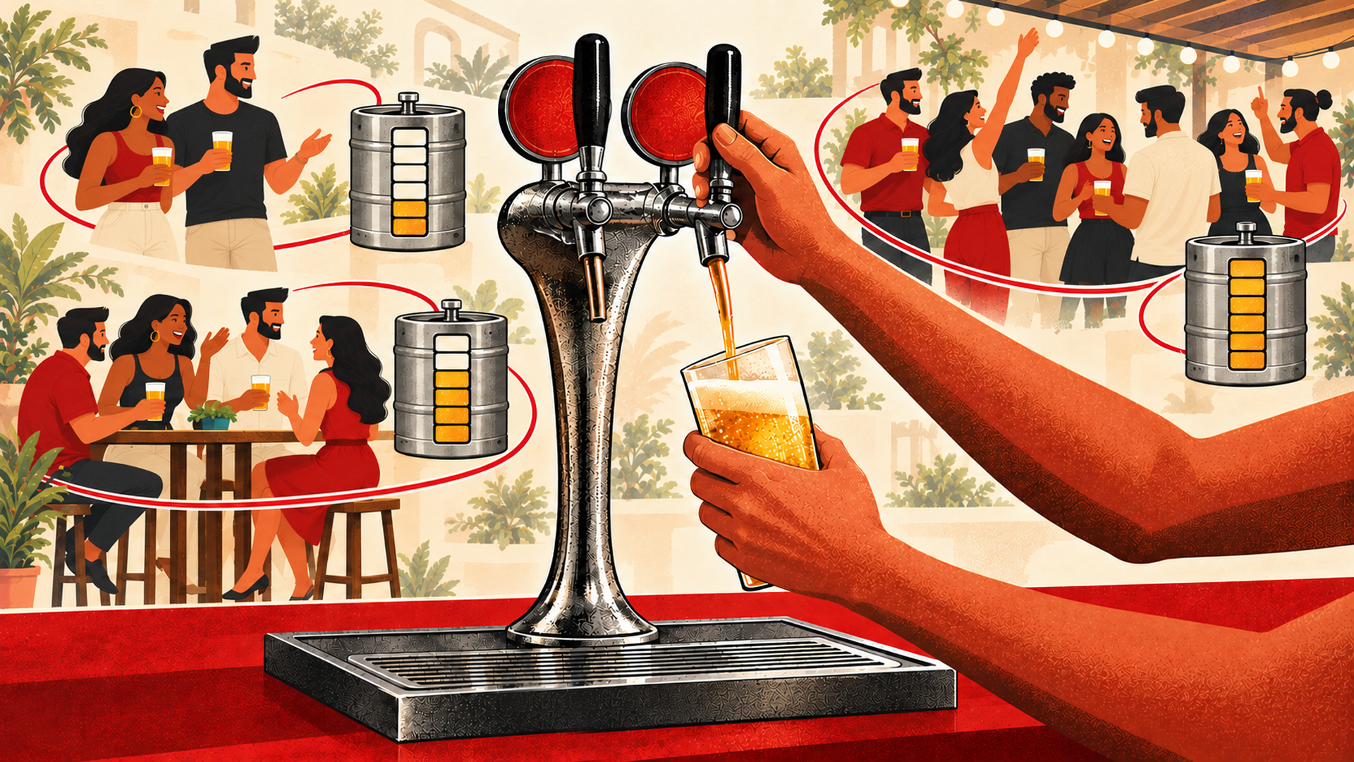 Quantos litros de chopp por pessoa? Saiba como calcular para sua festa